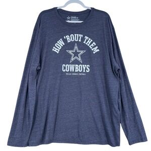 Dallas Cowboys Authentic NFL Football Graphic Long Sleeve T-Shirt 2XL